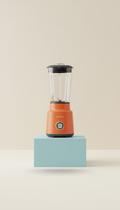 Smart kitchen blender in signal orange