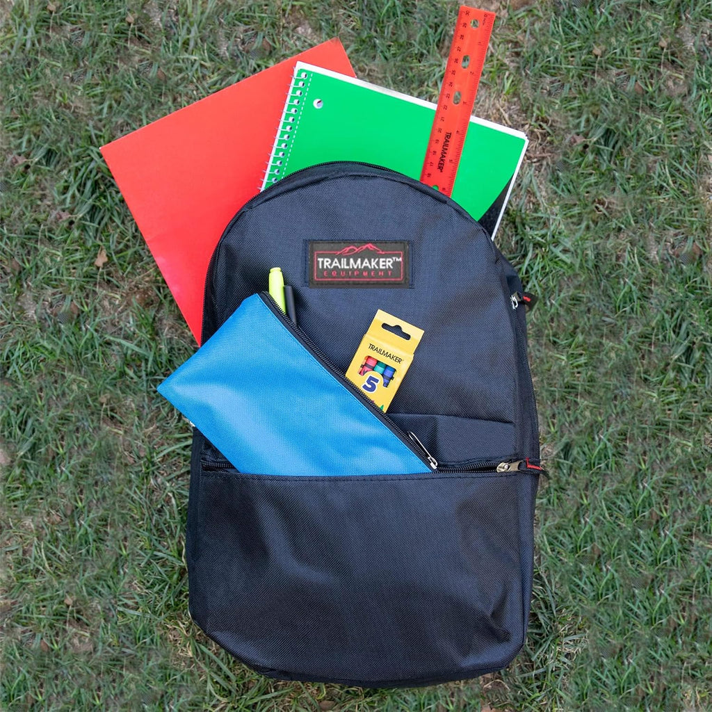 24 Pack Bulk Backpacks with School Supplies for Kids | Back to School Bundle